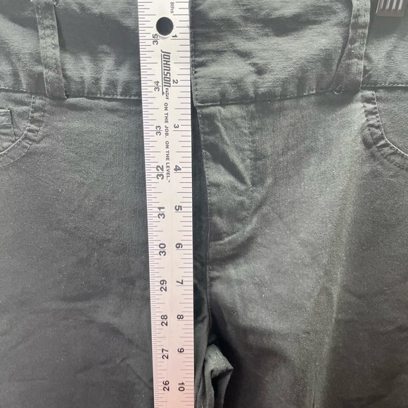 Maurices Black Casual Work Pants Womens 9/10s Short Stretch Office Waitress 2078 - Picture 5 of 9